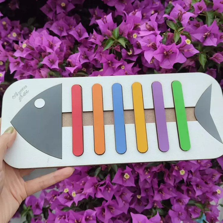 بازی فکری و آموزشی جورچین ماهی