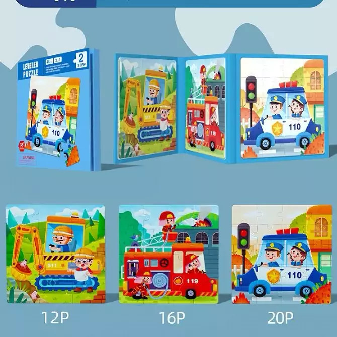 پازل مگنتی طرح ماشین ها