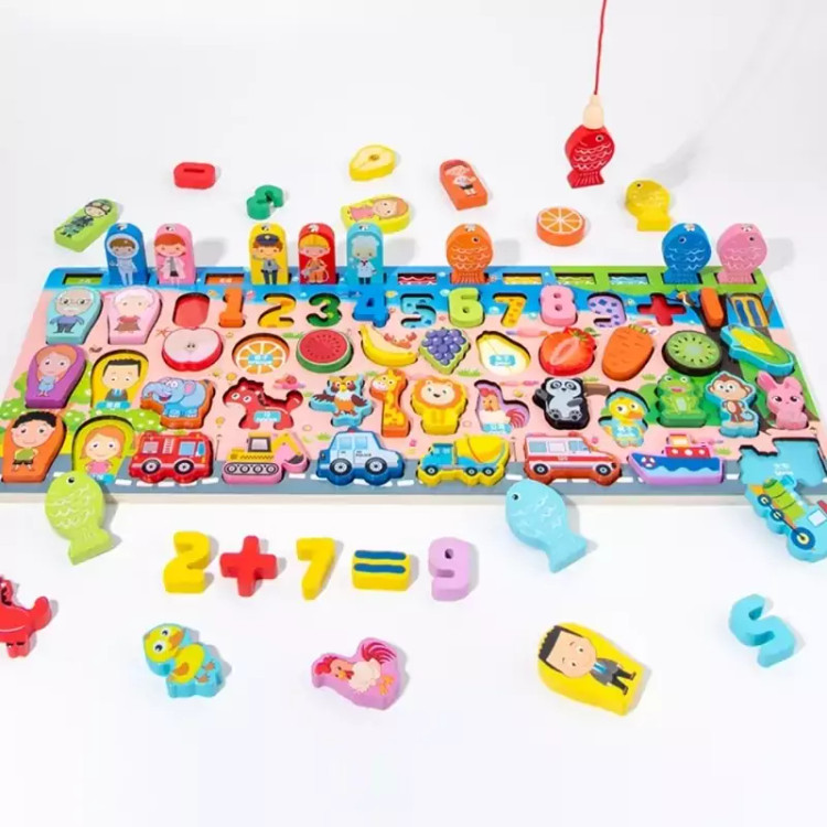 تخته لگاریتمی چند منظوره چوبی