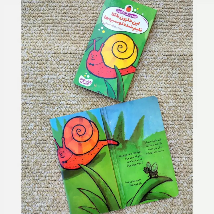 کتاب شعر تاشدنی کودک جلد حلزون