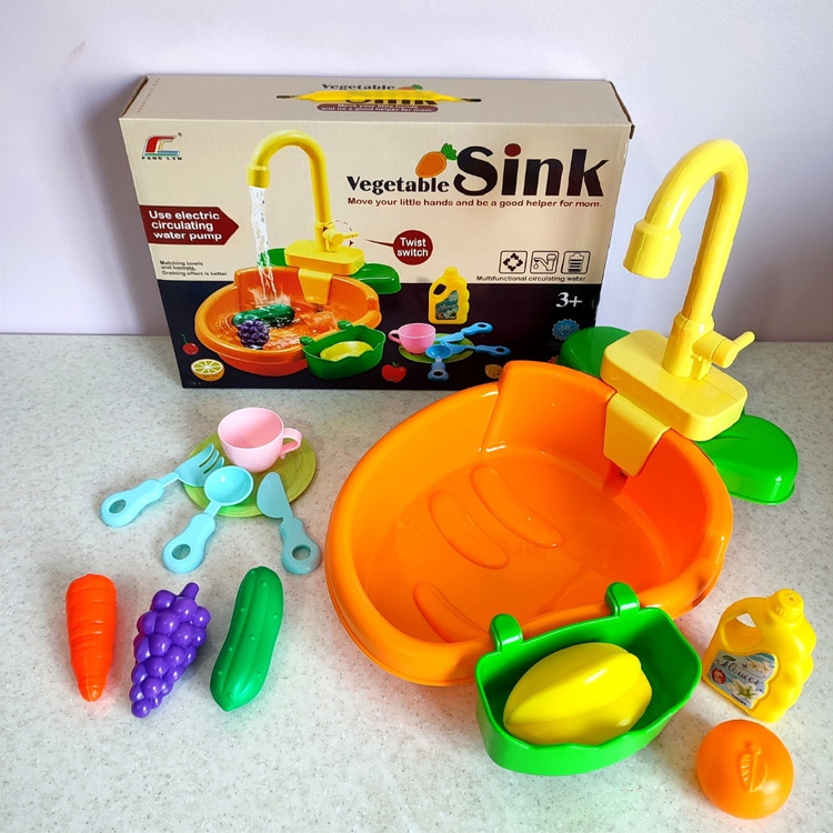 اسباب بازی سینک طرح هویج رنگ نارنجی