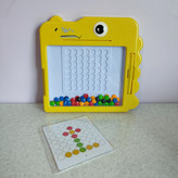 برد مگنتی (صفحه طراحی مگنتی) طرح تمساح زرد رنگ