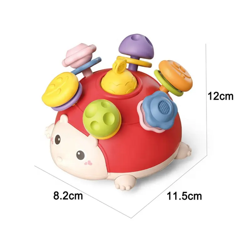 اسباب بازی دندونی طرح جوجه تیغی