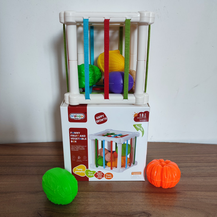 اسباب بازی مکعب هوش کشی دستورزی با سبزیجات