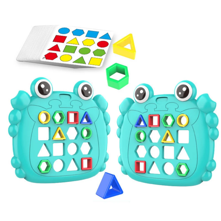 بازی فکری تطابق اشکال خرچنگ زنگ دار