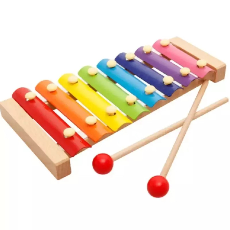 اسباب بازی بلز ۸ نت چوبی وارداتی دو مضراب