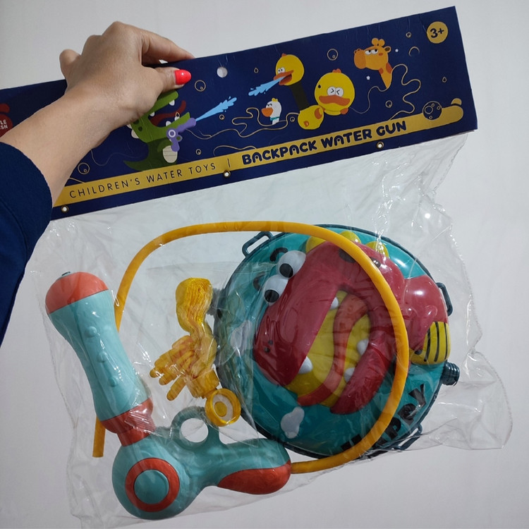 تفنگ آبپاش کوله ای طرح دایناسور