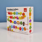 بازی فکری نخ و مهره چوبی وارداتی جعبه دار