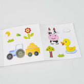 تخته مگنتی چوبی دوطرفه وایتبردی و سیاه آموزشی حیوانات مزرعه