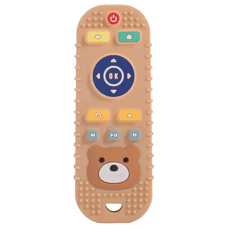 کنترل سیلیکونی خرسی کودک رنگ کرم