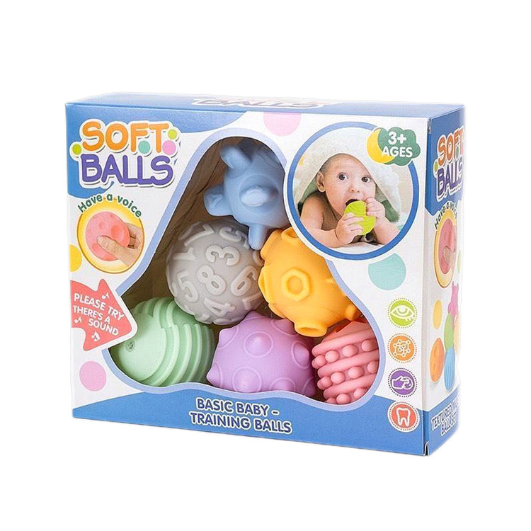 پک شش تایی توپ حسی نوزاد