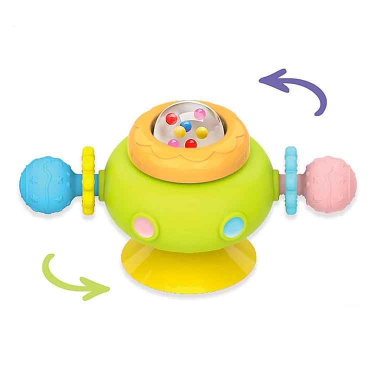 اسپینر دو پر توپ حسی دار جغجغه ای