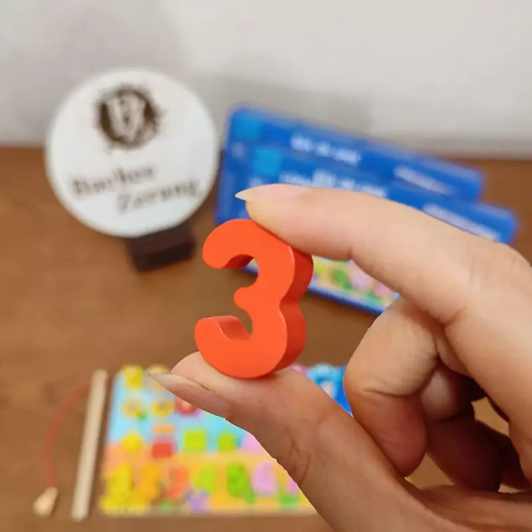 تخته لگاریتمی چند منظوره چوبی