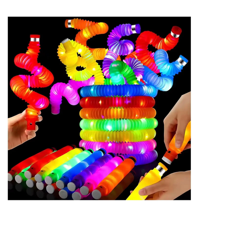 فیجت لوله حسی چراغدار سایز بزرگ