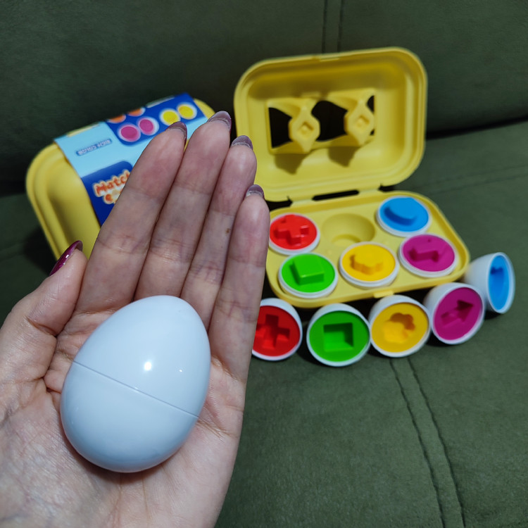 اسباب بازی آموزشی تخم مرغ فکری اشکال