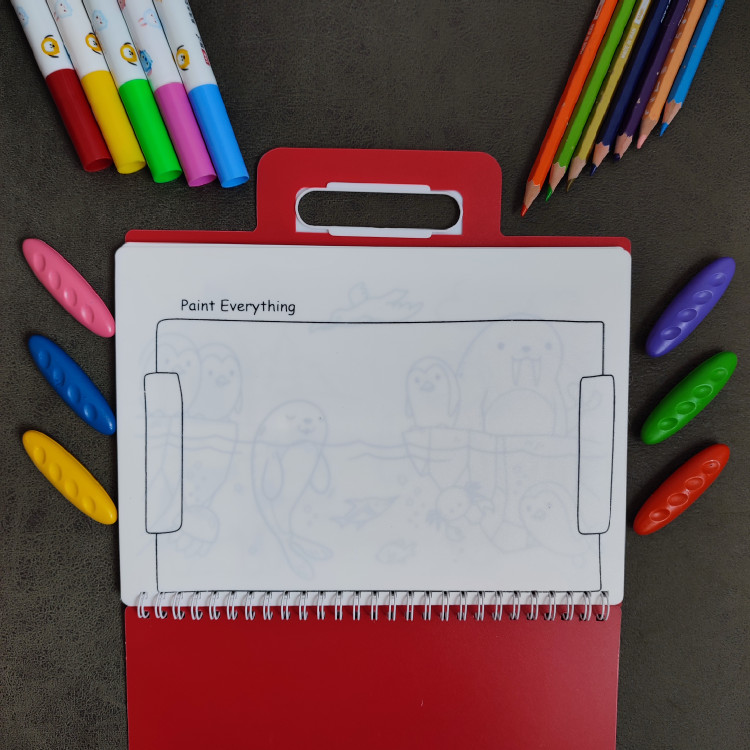 دفتر نقاشی قابل شستشو یونیکید