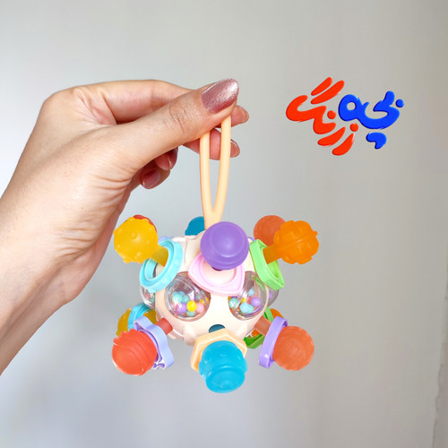 اسباب بازی دندانگیر حسی دستورزی سیلیکونی طرح فضایی