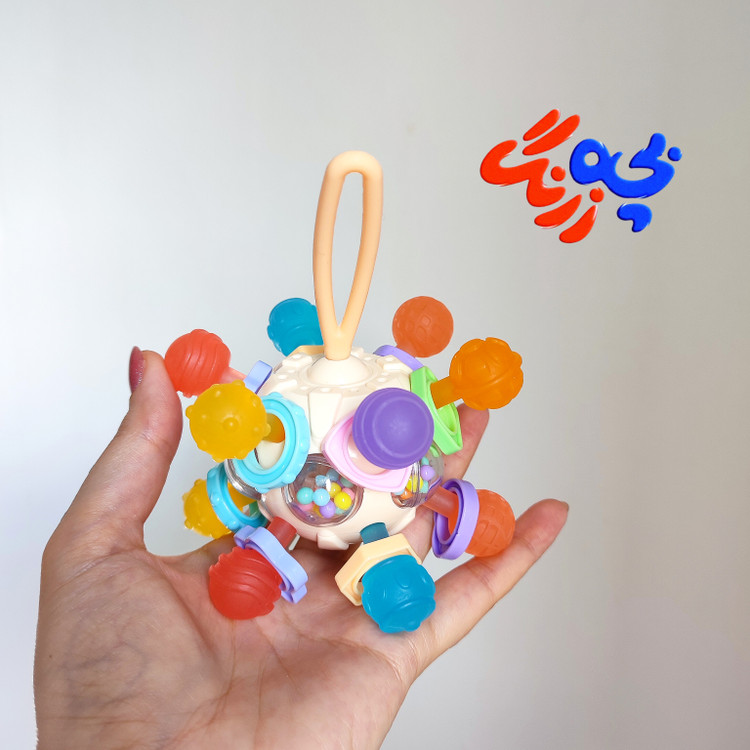 اسباب بازی دندانگیر حسی دستورزی سیلیکونی فضایی