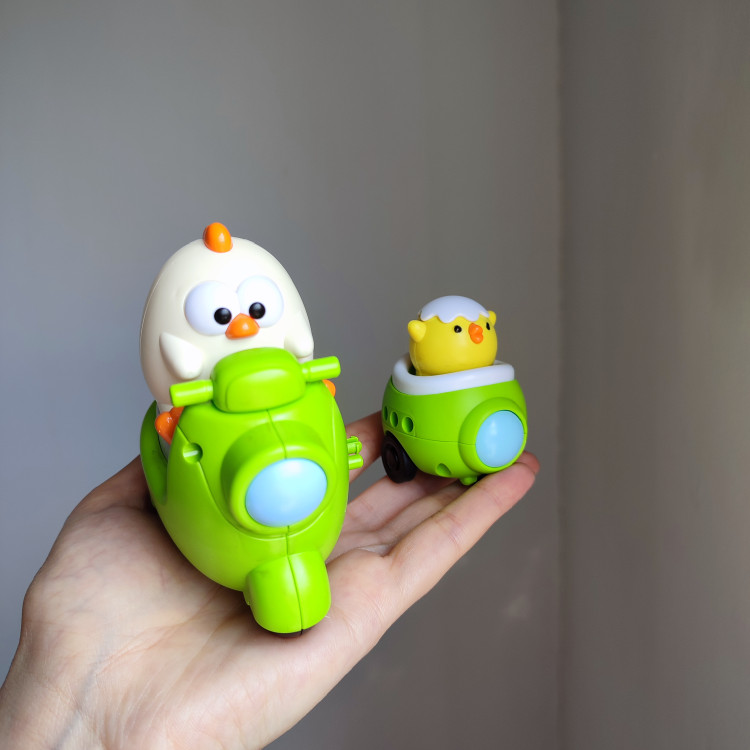 موتور وسپا فشاری حیوانات با بچههاشون جوجه