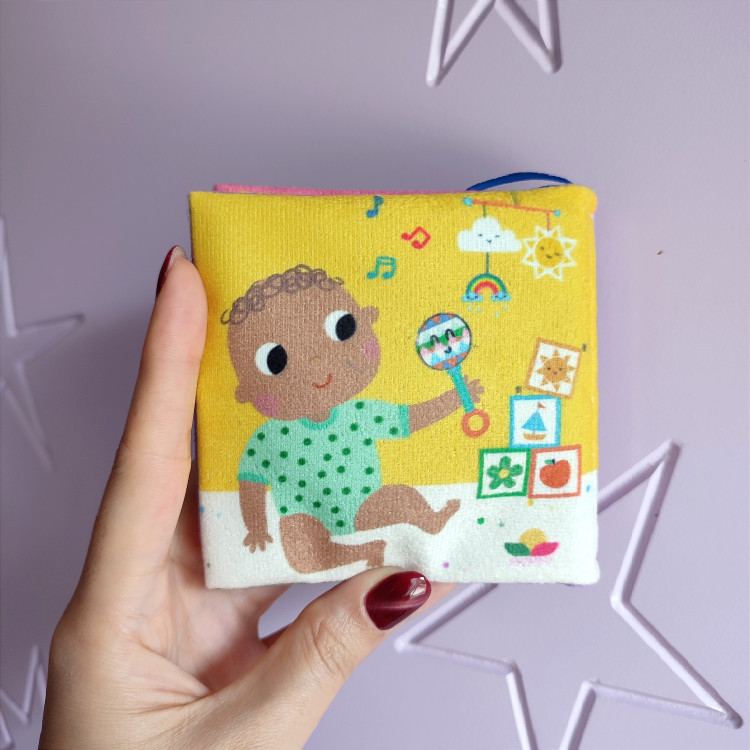 کتاب پارچه ای رنگی شناخت اولیه کودک نی نی بازی